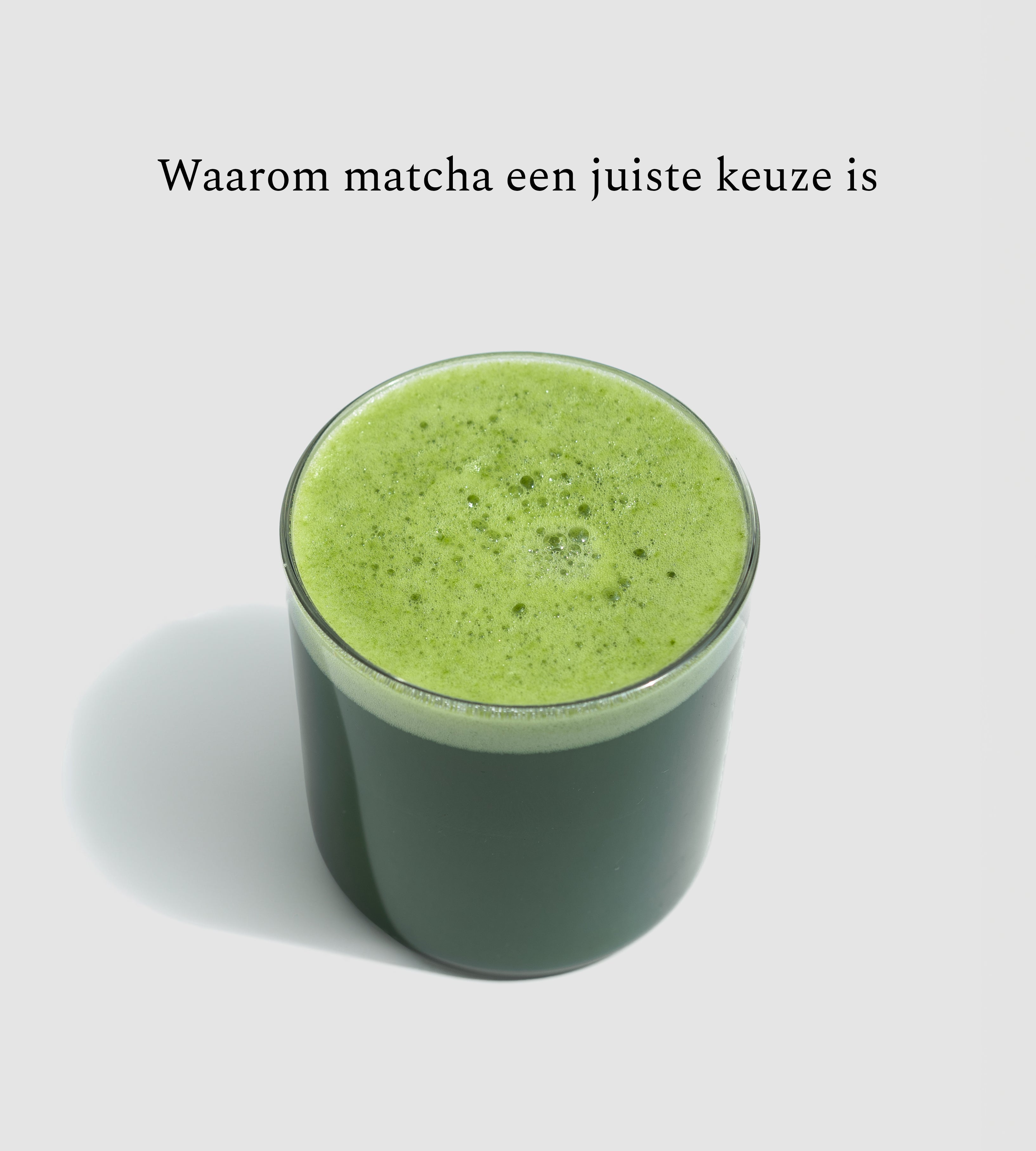 Matcha als gezonde keuze